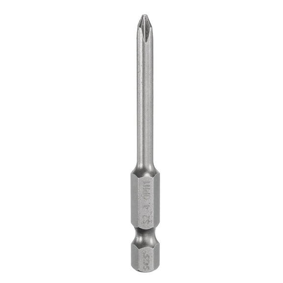 Uxcell PH1 Phillips Screwdriver Bit 1/4" Shank 65mm Long Magnetic S2 Steel 4mm Rod Screw Drill Bit