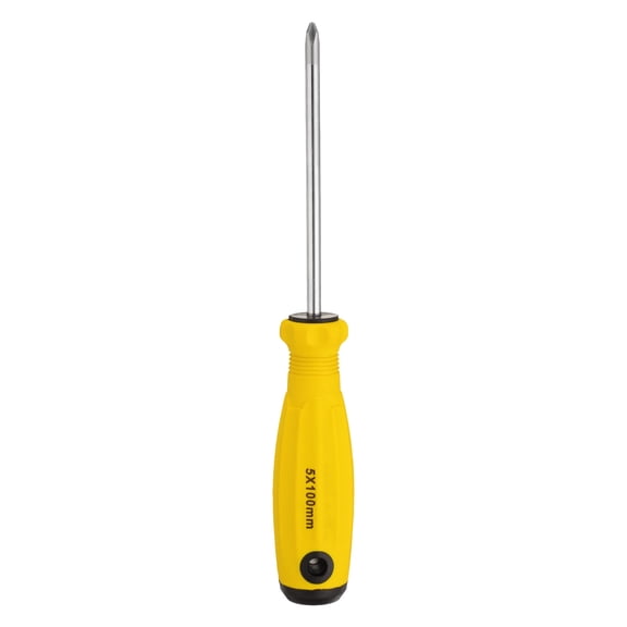 Uxcell PH2 Phillips Screwdriver #2 8.1" Magnetic Screwdriver CR-V with Ergonomic Handle for Repairing, Yellow
