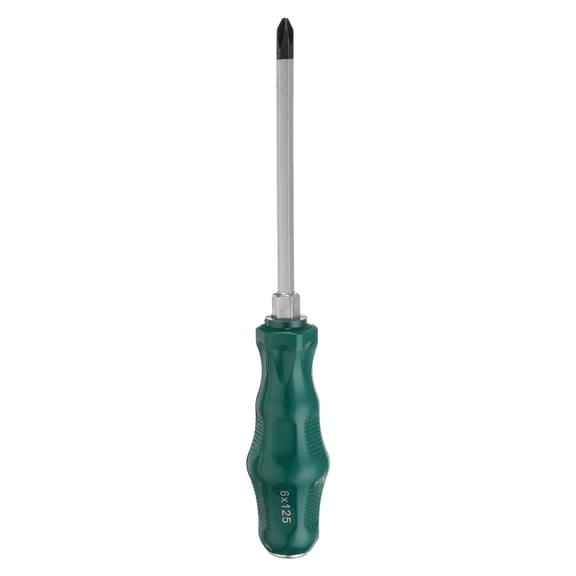 Uxcell PH2 Phillips Screwdriver #2 8.9" Magnetic Demolition Screwdriver CR-V with Ergonomic Handle, Green