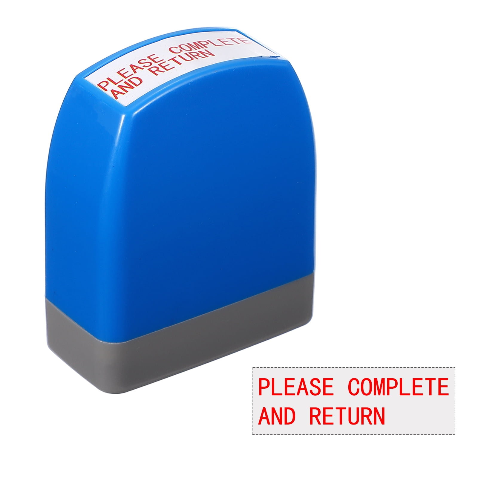 Uxcell PLEASE COMPLETE AND RETURN Teacher Stamps, 2.1x1.7x0.9 Inch ...