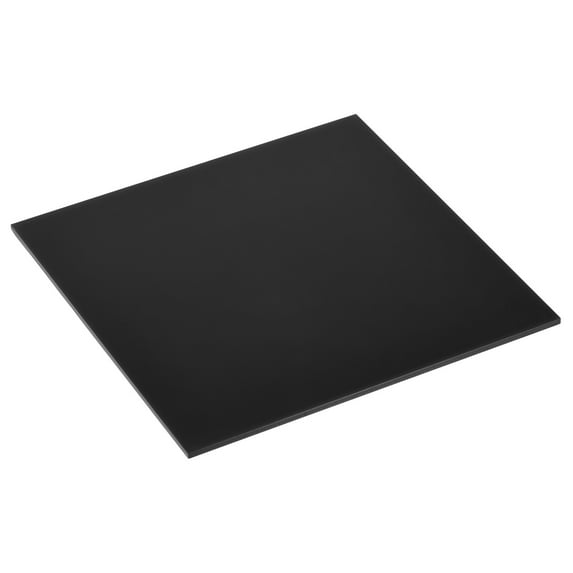 Uxcell PMMA Acrylic Sheets Colored Non Transparent 6 x 6 Inch Black for Crafts