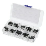 Uxcell PNP NPN Power Transistor Assortment Kit 6 Types Electronic Component 60pcs