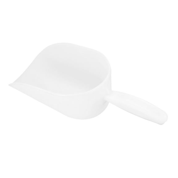 Uxcell PP 6.3x3.5x3.1" Flour Sugar Cereal Shovel Feed Supplies Hand Scoop White