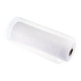 thumbnail image 1 of Uxcell PP Burlap Mesh 10" x 10 Yards Tinsel Foil Stripe Ribbon, White+Rainbow 1 Roll, 1 of 6