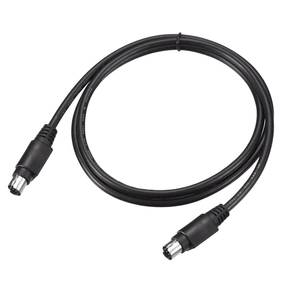 Uxcell PS/2 Mouse and Keyboard Extension Cable 6 Pin 3.28 Feet Male to Male Black