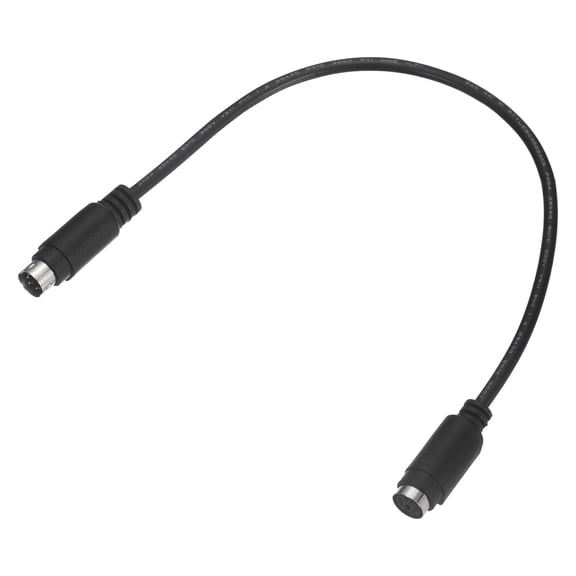 Uxcell PS/2 Mouse and Keyboard Extension Cable 6Pin 0.98 Feet Male to Female for PC, Black