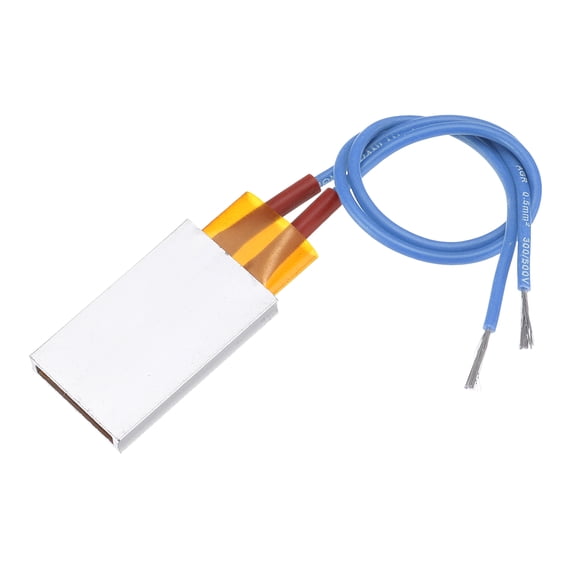 Uxcell PTC Heating Element, AC DC 24V PTC Heating Plate Aluminum Shell Ceramics Polyimide Film Plate Heater 3W-75W 110C Insulated Constant Temperature Ceramic Thermostatic