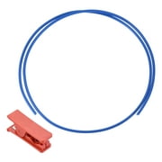 Uxcell PTFE Air Tubing Hose Kit 2mm ID 4mm OD 1M Length Blue with Tube Cutter