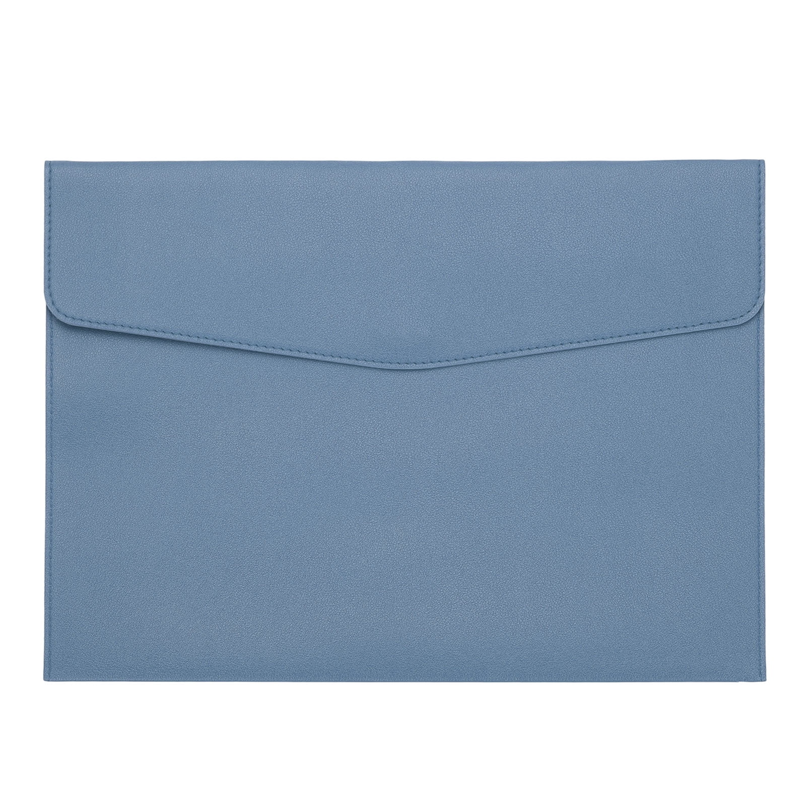 Uxcell PU Leather A4 File Folder, Document Holder Filing Organizer ...