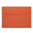 thumbnail image 1 of Uxcell PU Leather A4 File Folder, Document Holder Filing Organizer Portfolio Envelope Folder Case with Snap Closure Style 2 Orange, 1 of 6