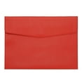 thumbnail image 1 of Uxcell PU Leather A4 File Folder, Document Holder Filing Organizer Portfolio Envelope Folder Case with Snap Closure Style 2 Red, 1 of 6