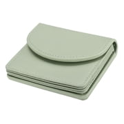 Uxcell PU Leather Business Card Case, Business Name Card Holder Wallet for Women Credit ID Card, Green