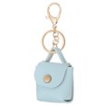 thumbnail image 1 of Uxcell PU Leather Handbag Keychain, Coin Purse Keychain Earphone Pouch Handbag Decoration Blue, 1 of 6
