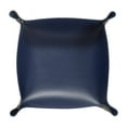 thumbnail image 1 of Uxcell PU Leather Valet Tray Unisex Folding Small Catchall Tray, Dark Blue, 1 of 7