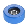 thumbnail image 1 of Uxcell PU Pulley Roller Bearing 6x30x12mm Polyurethane Coated Guide Wheel for Industrial, Blue, 1 of 5