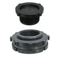 thumbnail image 1 of Uxcell Bulkhead Fitting with Plug G 2-1-2, Double Threaded Bulkhead Water Tank Connector, Grey, 1 of 6