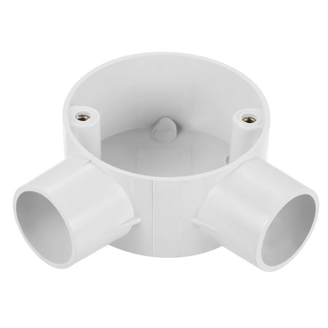 Uxcell PVC Conduit Box Junction Box 90 Degree 2 Way 25mm Waterproof Electronic Projects