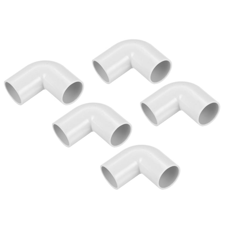 Uxcell PVC Conduit Coupler 90 Degree Elbow Fittings 20mm Change 