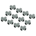 thumbnail image 1 of Uxcell Conduit Coupler Elbow Pipe Fittings Connectors 25mm 4-Way, 1 of 6