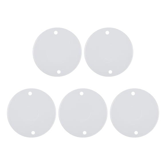 Uxcell Conduit Lid Round Junction Box Cover 65mm OD Waterproof Conduit Box Pack of 5