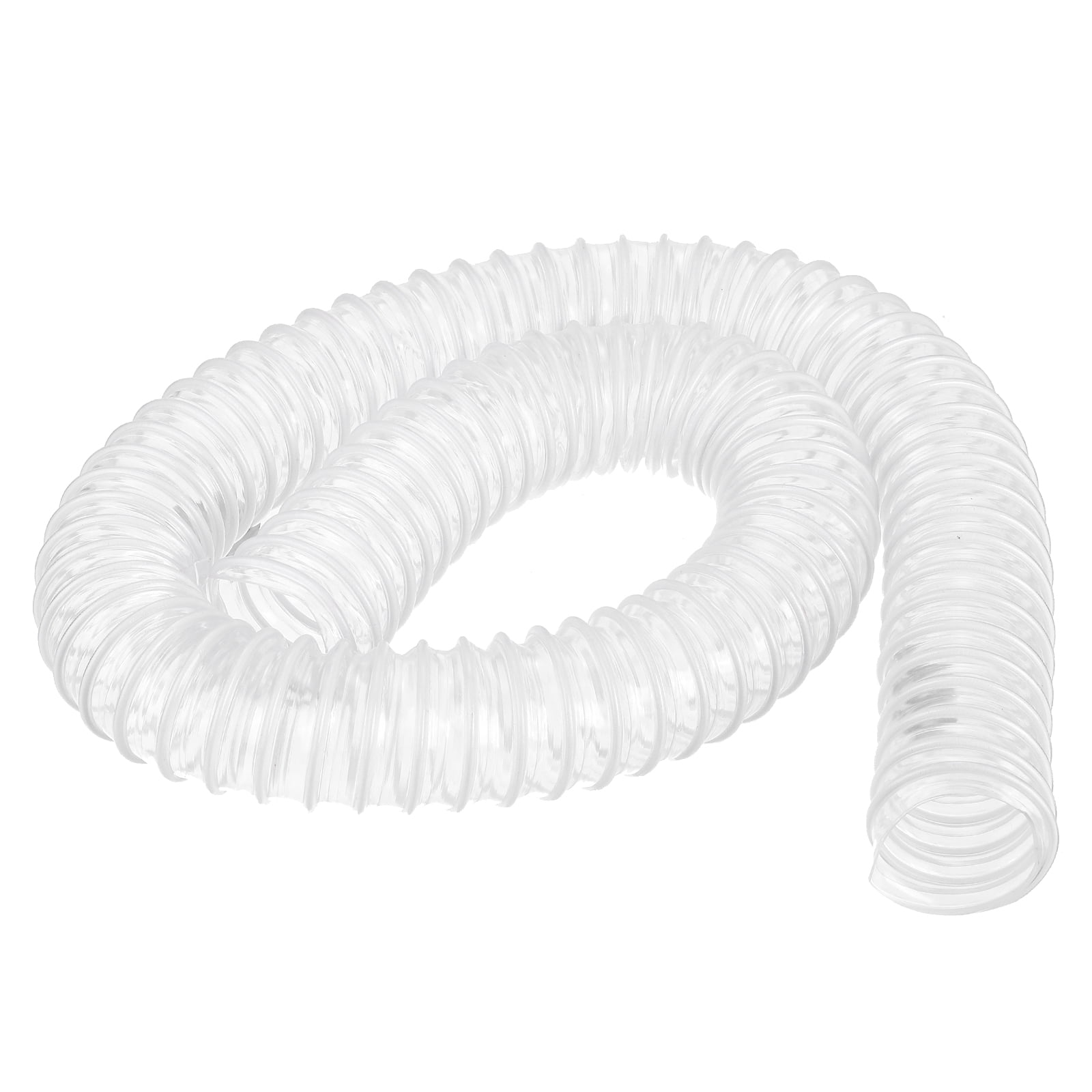Uxcell PVC Flexible Vacuum Cleaner Hose, 40mm ID 1M Length Dust Collection Hose for Industrial