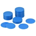thumbnail image 1 of Uxcell Game Chips 3/4 Inch for Game Playing Marker Solid Blue Pack of 150, 1 of 4