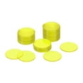thumbnail image 1 of Uxcell Game Chips 3/4 Inch for Game Playing Marker Transparent Yellow Pack of 75, 1 of 4