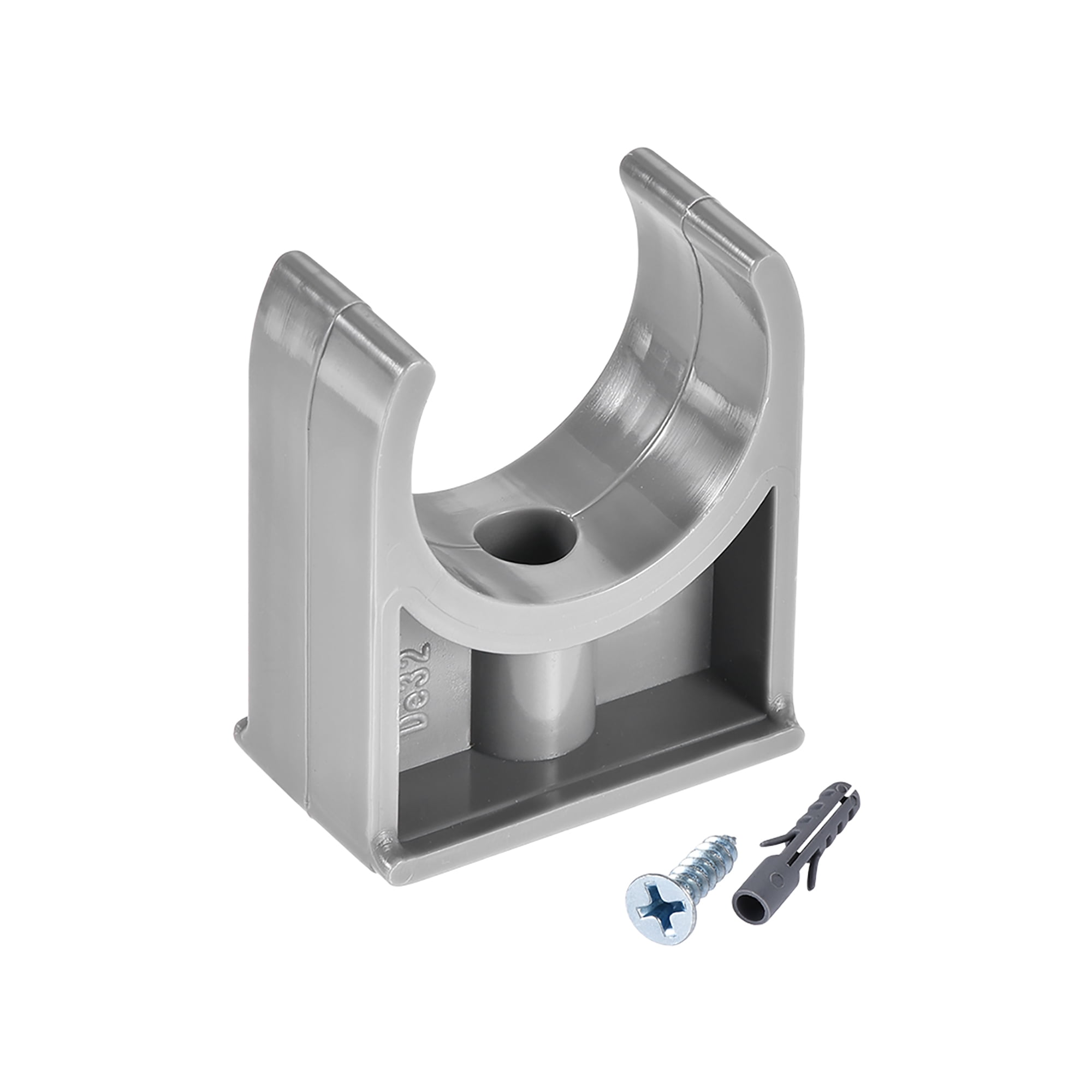 Uxcell PVC Pipe Clamps Clips Fit for 1.26" OD TV Trays Tubing Hose