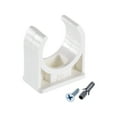 thumbnail image 1 of Uxcell Pipe Clamps Clips TV Trays Tubing Hose Hanger Support Pex Tubing White 20Pcs 0.79" OD, 1 of 6