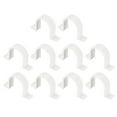 thumbnail image 1 of Uxcell Pipe Straps, 100 Pack 1.26" Conduit Clamp Clip Two Hole Plastic Straps, 1 of 5