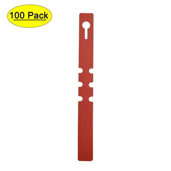 Uxcell Plant Label Stake 21 x 2 cm Water Resistant for Garden Red 100 Pack