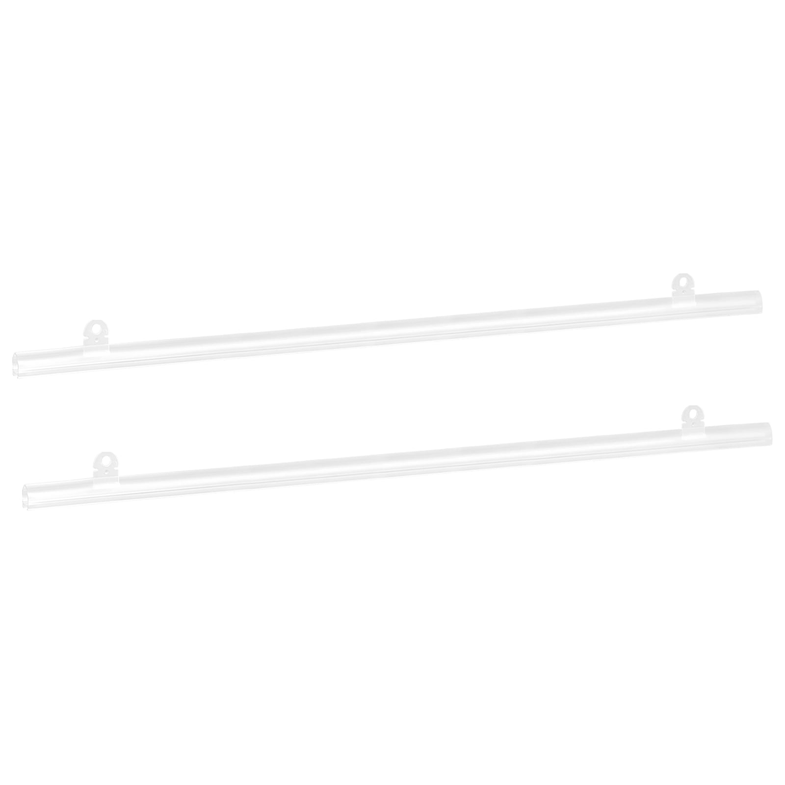 Uxcell PVC Poster Hanger Rail Poster Strip Bar 120cm/47inch Clear with