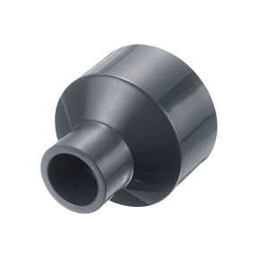 Uxcell PVC Reducing Coupling, 2-1/2"x1" SCH80 Pipe Reducer Coupling (Socket x Socket) Solvent Weld Adapter Connector Fitting for Plumbing Systems DWV Drain Waste Vent Fitting