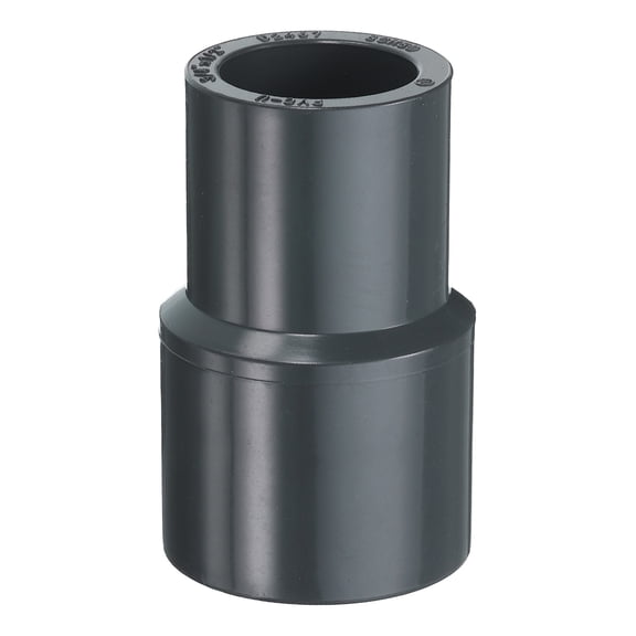 Uxcell Reducing Coupling Increaser Reducer Coupling Pipe Fittings Black 3/4 x 1/2" 1Pcs