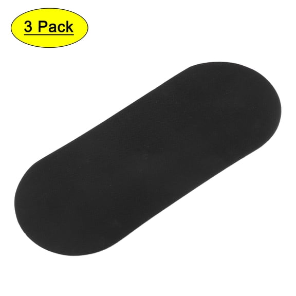 Uxcell Repair Patch, 212mm x 90mm x 0.9mm for Canoes Boat Black 3 Pack