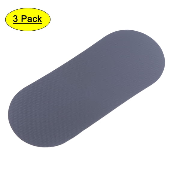 Uxcell Repair Patch, 212mm x 90mm x 0.9mm for Canoes Boat Dark Grey 3 Pack