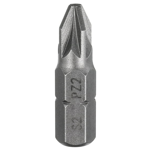 Uxcell PZ1 Pozi Screwdriver Bit 1/4" Hex Shank 25mm/1" Length Magnetic Phillips Slotted Hex Bits S2 Steel Screw Driver Bit Industrial Grade Electric Hexagon Drill Bits