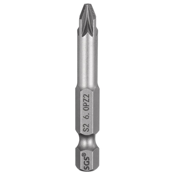 Uxcell PZ1 Pozi Screwdriver Bit 1/4" Hex Shank 25mm/1" Length Magnetic Phillips Slotted Hex Bits S2 Steel Screw Driver Bit Industrial Grade Electric Hexagon Drill Bits
