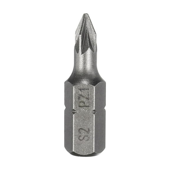 Uxcell PZ1 Pozi Screwdriver Bit 1/4" Hex Shank 25mm/1" Length Magnetic Phillips Slotted Hex Bits S2 Steel Screw Driver Bit Industrial Grade Electric Hexagon Drill Bits