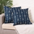 thumbnail image 1 of REGALWOVEN Pack of 2 Throw Pillow Covers Modern Square Cushion Covers for Sofa Couch Living Room Blue-1 18" x 18", 1 of 6