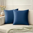 thumbnail image 1 of REGALWOVEN Pack of 2 Velvet Decorative Throw Pillow Covers Modern Cushion Covers with Zipper Royal Blue 18" x 18", 1 of 6