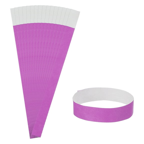 Uxcell 50 Pcs Money Band Bundles 9.8 x 0.7 inch Self-Adhesive Bill Wrappers Money Wrappers Money Straps Purple