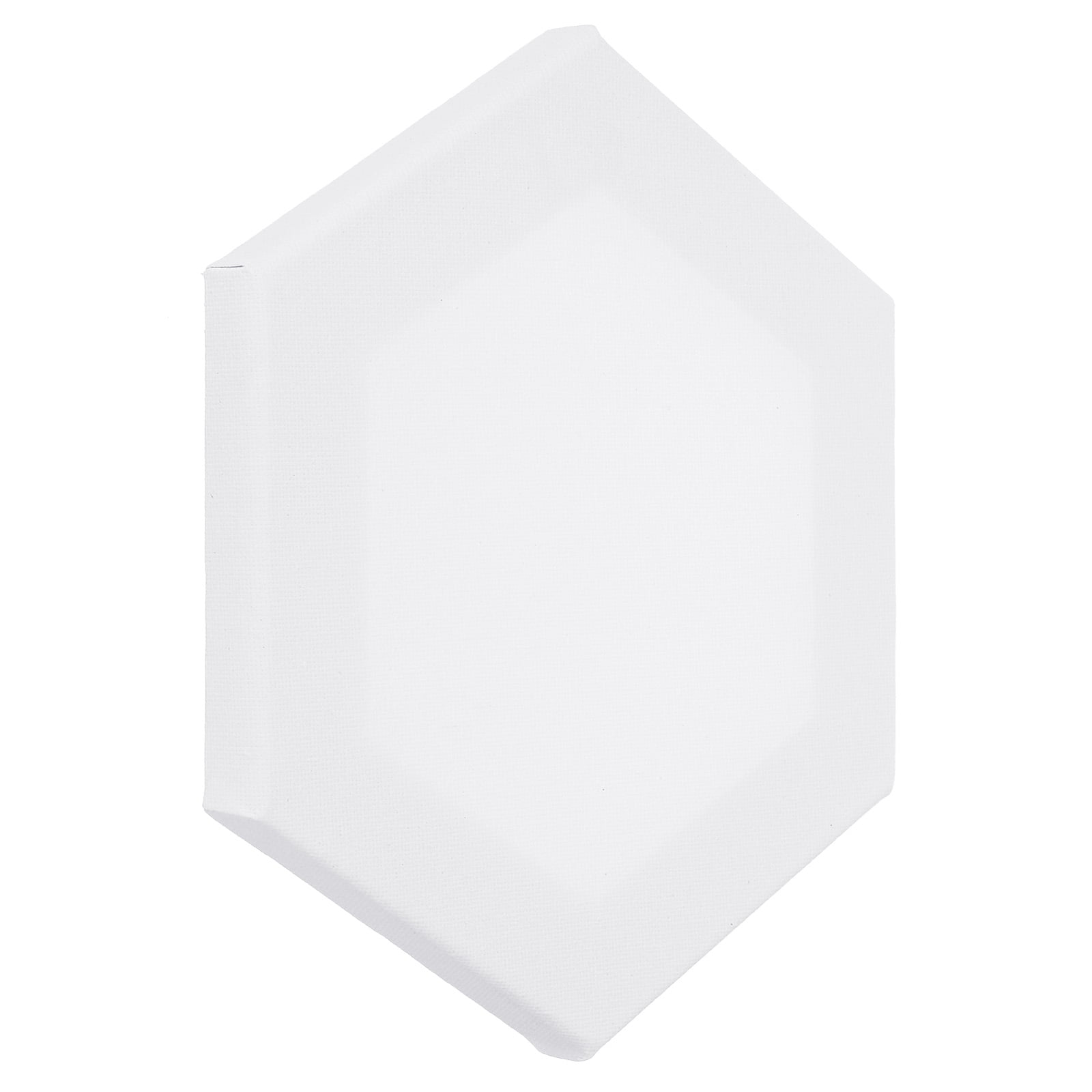 Uxcell Paint Canvases for Painting, 3 Pack 12x10 Inch Hexagon Wood Frame Stretched Blank Art Board Panels White