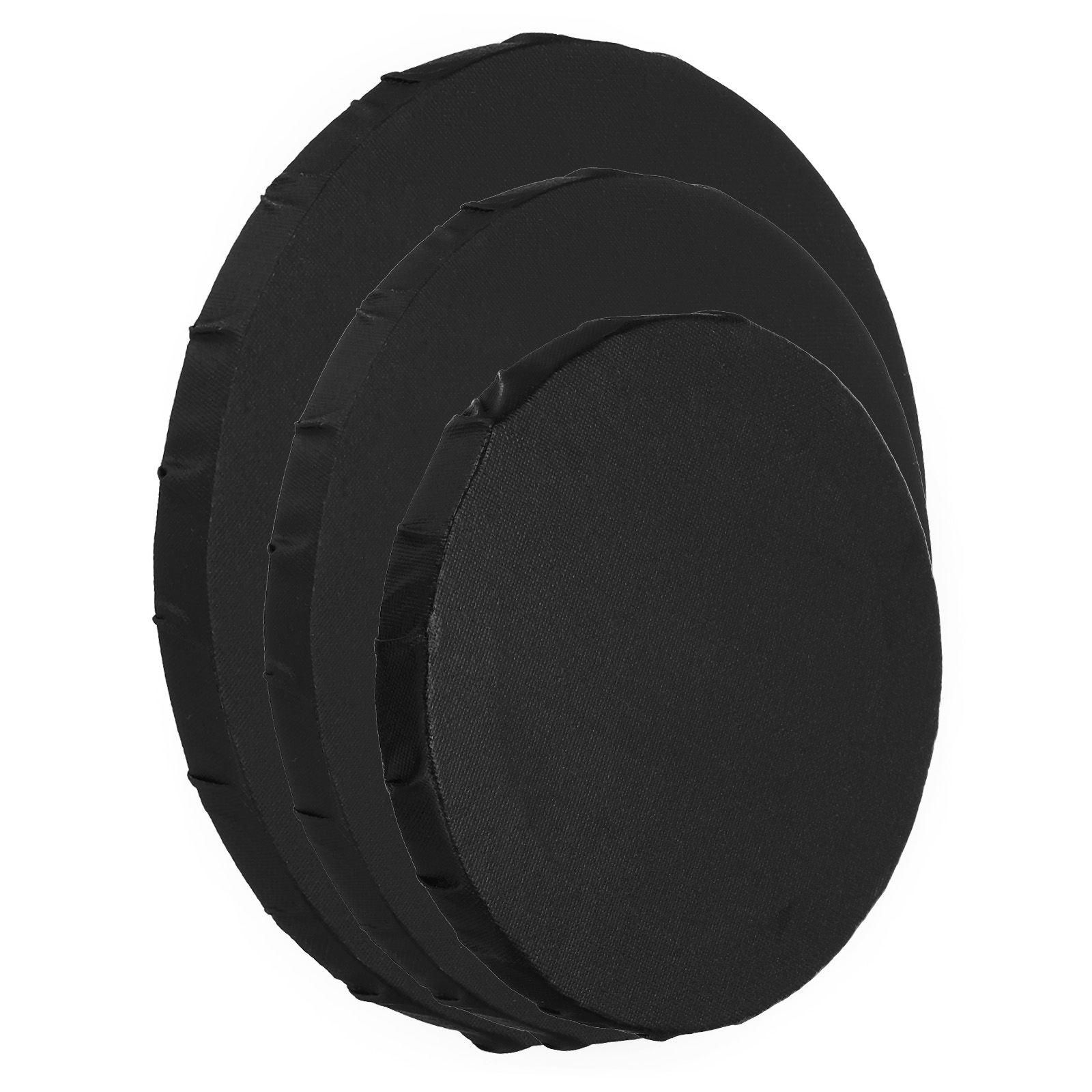 Uxcell Paint Canvases for Painting, 3 Pack 6/8/12 Inch Round Wood Frame