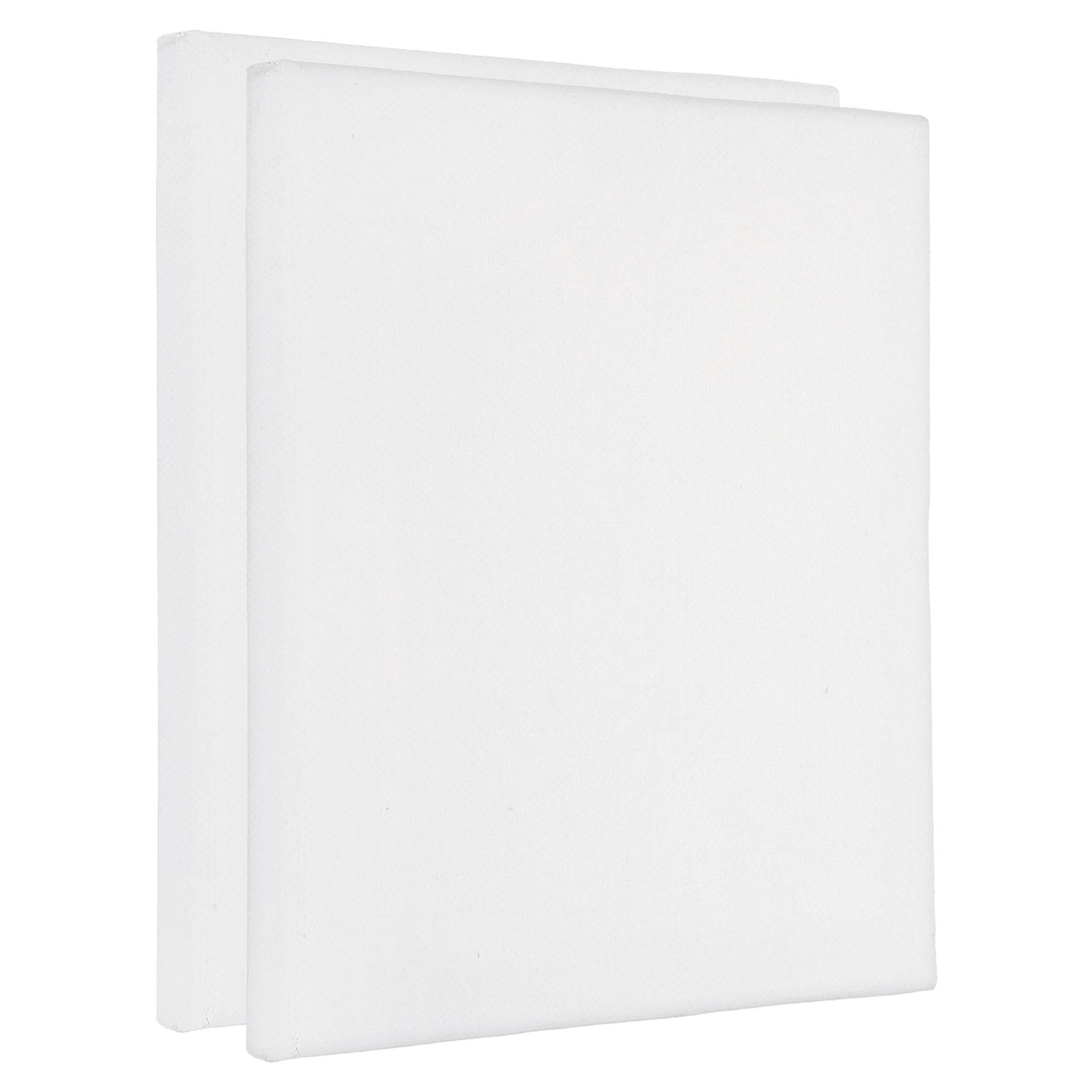 Uxcell Paint Linen Canvases for Painting, 2 Pack 8x8 Inch Square Wood