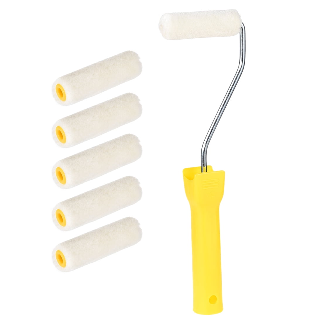 Wholesale 3pc Paint Roller Set- 3 and 4 YELLOW/BLACK
