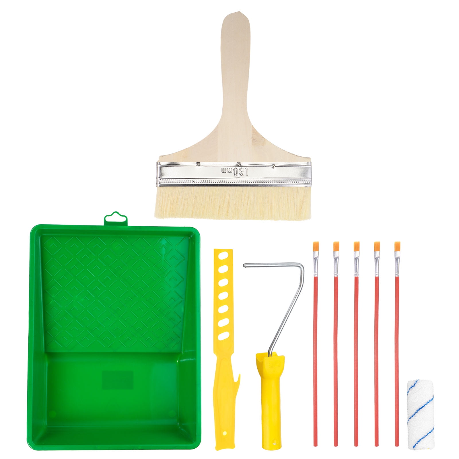 Uxcell Paint Roller Set, 8" Long Chemical Fiber Painting Brushes for