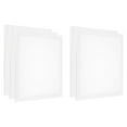 thumbnail image 1 of Uxcell Painting Canvas Panels, 5 Pack 16x16 Inch Rectangle Wood Frame Blank Art Board Panels, White, 1 of 6