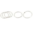 thumbnail image 1 of Uxcell Paper Book Files O Shaped Loose Leaf Rings Keyring 40mm Inner Dia 5Pcs, 1 of 4