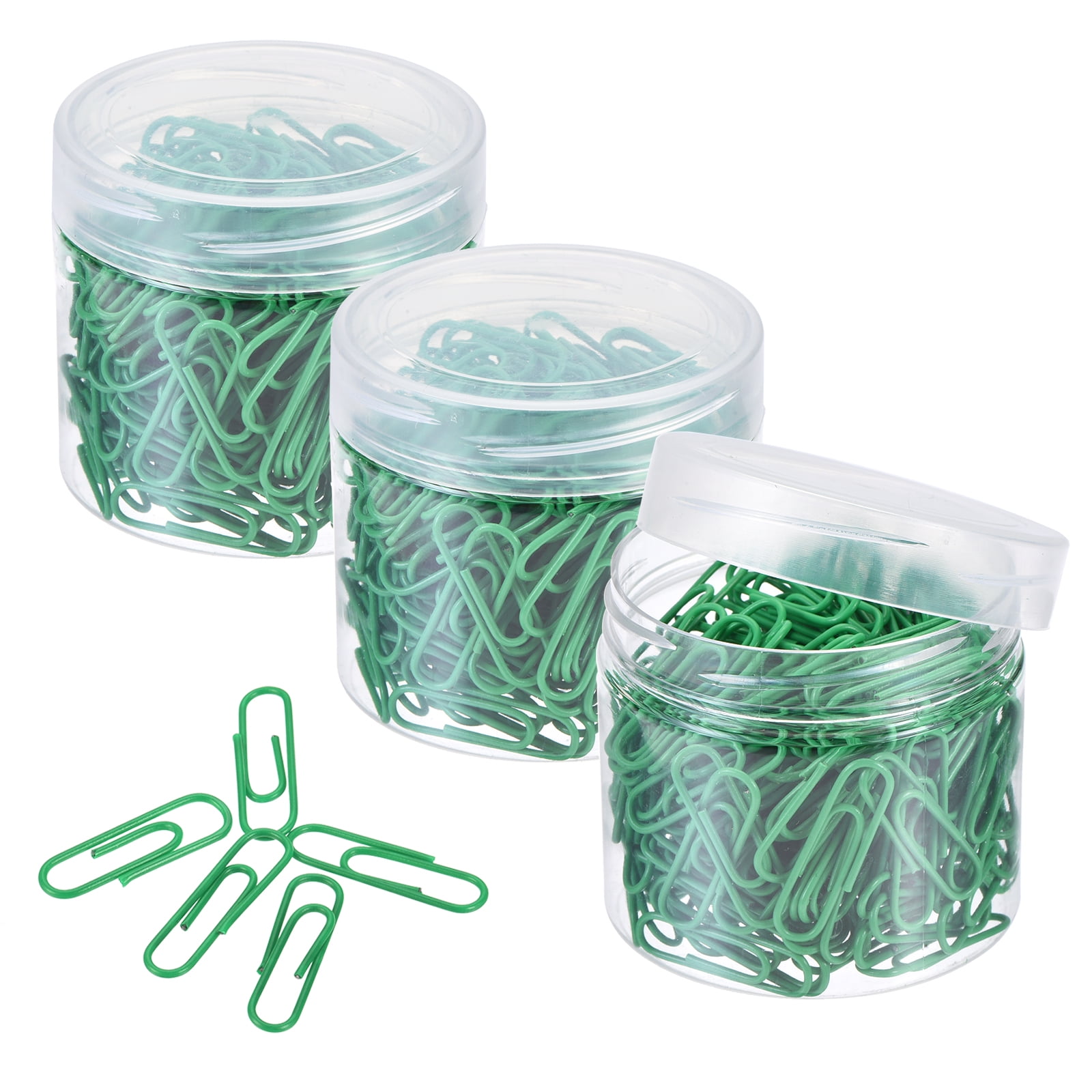 One Inch Paperclip Uxcell Paper Clips 1.1 Inch Vinyl Coated with Box for Office Home Green ...